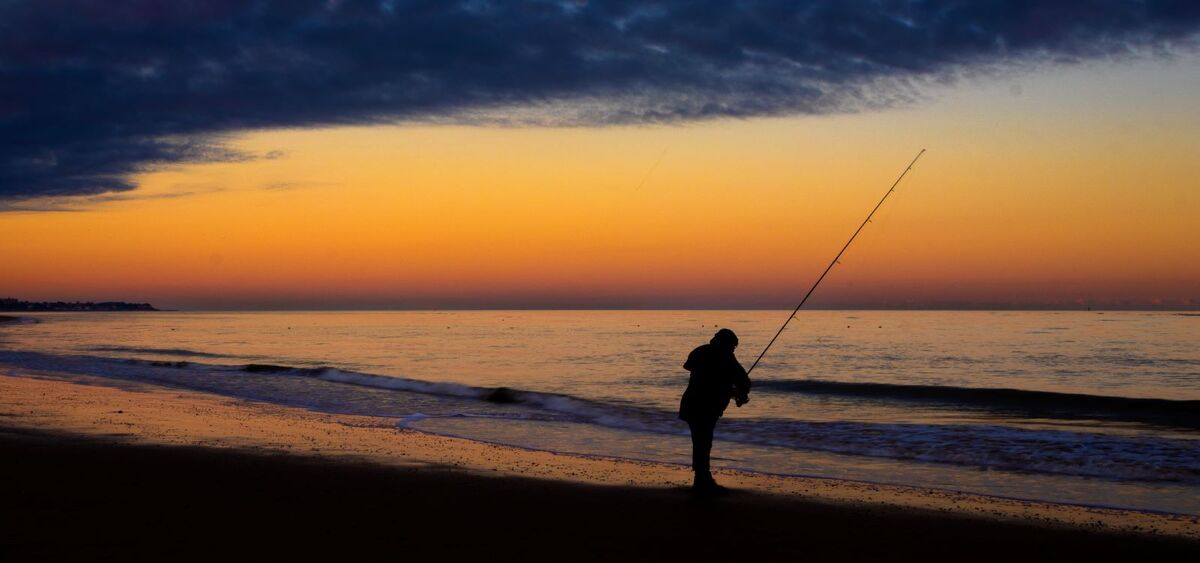 Fishing at Sunset - Katharine Showell